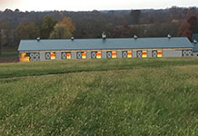 Valley View Farm - Indoor Arena in the Evening